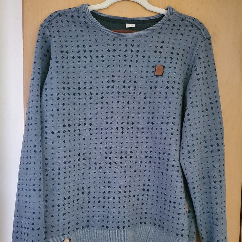 Naketano Men's Sweater Blue Medium